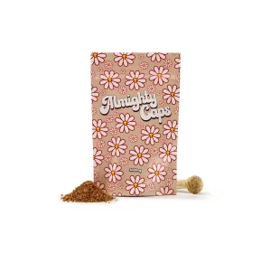 Almighty Caps Tropical Tea (4000mg) Almighty Caps Tropical Tea 4000mg THC capsules in a brown resealable bag