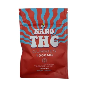 Nano THC Berry Cherry 1000mg Edibles - BUDDASH