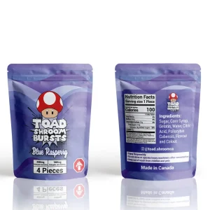 Toad Blue Raspberry Gummy 4000mg - BUDDASH