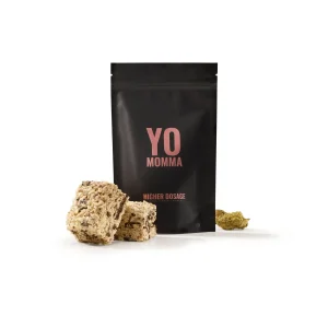 Yo Momma Cookies & Cream Cereal Treat 500mg Black Bag - BUDDASH