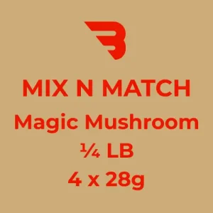 Magic Mushroom 4x28g Mix N Match - Bud Dash