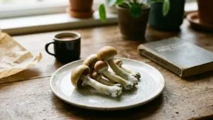 Golden Teacher Mushroom Close-Up for Beginners