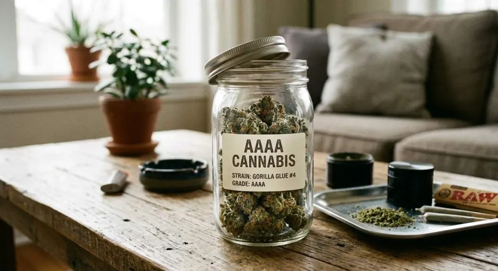 What AAA, AAAA, and AAAA+ Cannabis Ratings Mean - and Whether They’re Worth Paying More For What is AAAA weed premium cannabis flower example