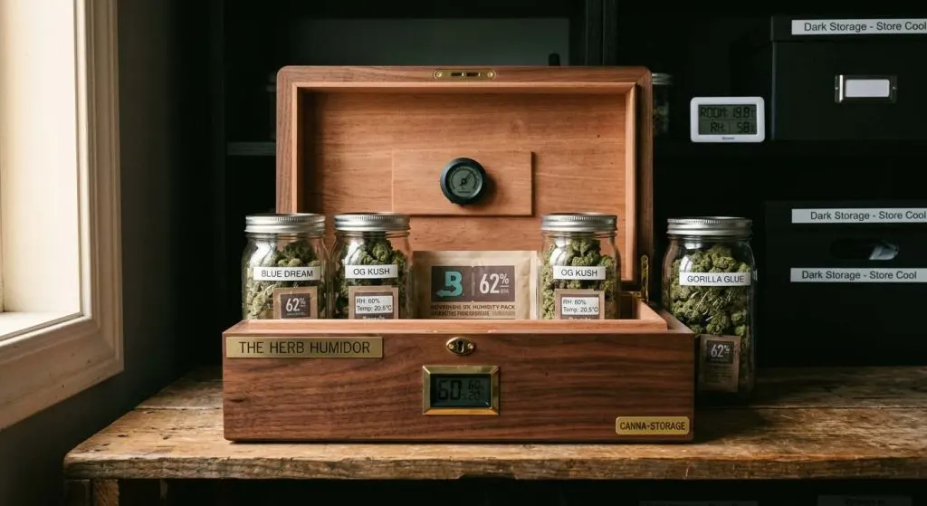 How to Properly Store Cannabis So It Keeps Its Freshness and Aroma Glass jar for weed keeping cannabis fresh